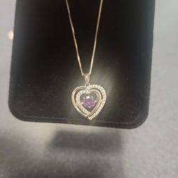 Unstoppable Love Necklace Amethyst Sterling Silver

