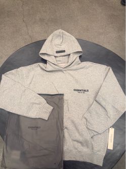 Fear Of God Essentials Dark Oatmeal Hoodie