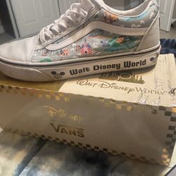 Vans Old Skool Walt Disney World 50th Anniversary Park Map Size 9.5 Women’s