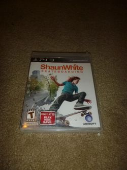 Shaun White skateboarding PlayStation 3 game