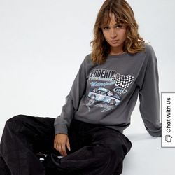 PacSun Women’s Phoenix Racing Sweatshirt