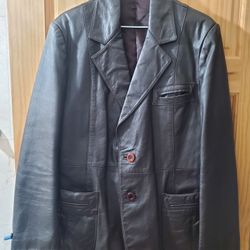 Modelli Leather Jacket Size 40