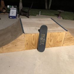 Skateboarding Ramp