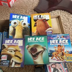 Ice Age 1-5 Blue Ray And Dvd No Digital