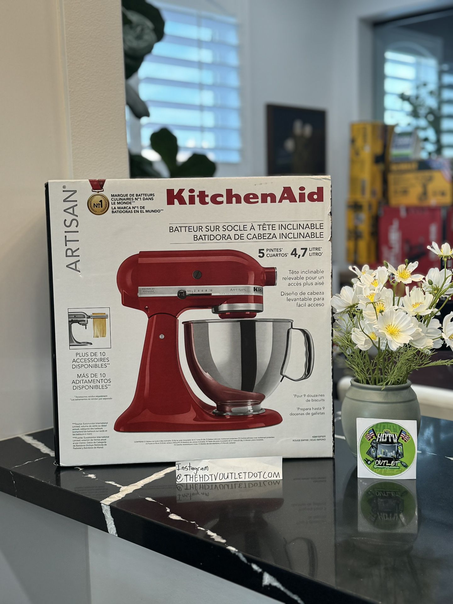 Kitchen Aid Artisan Series 5qt Tilt Head Stand Mixer 