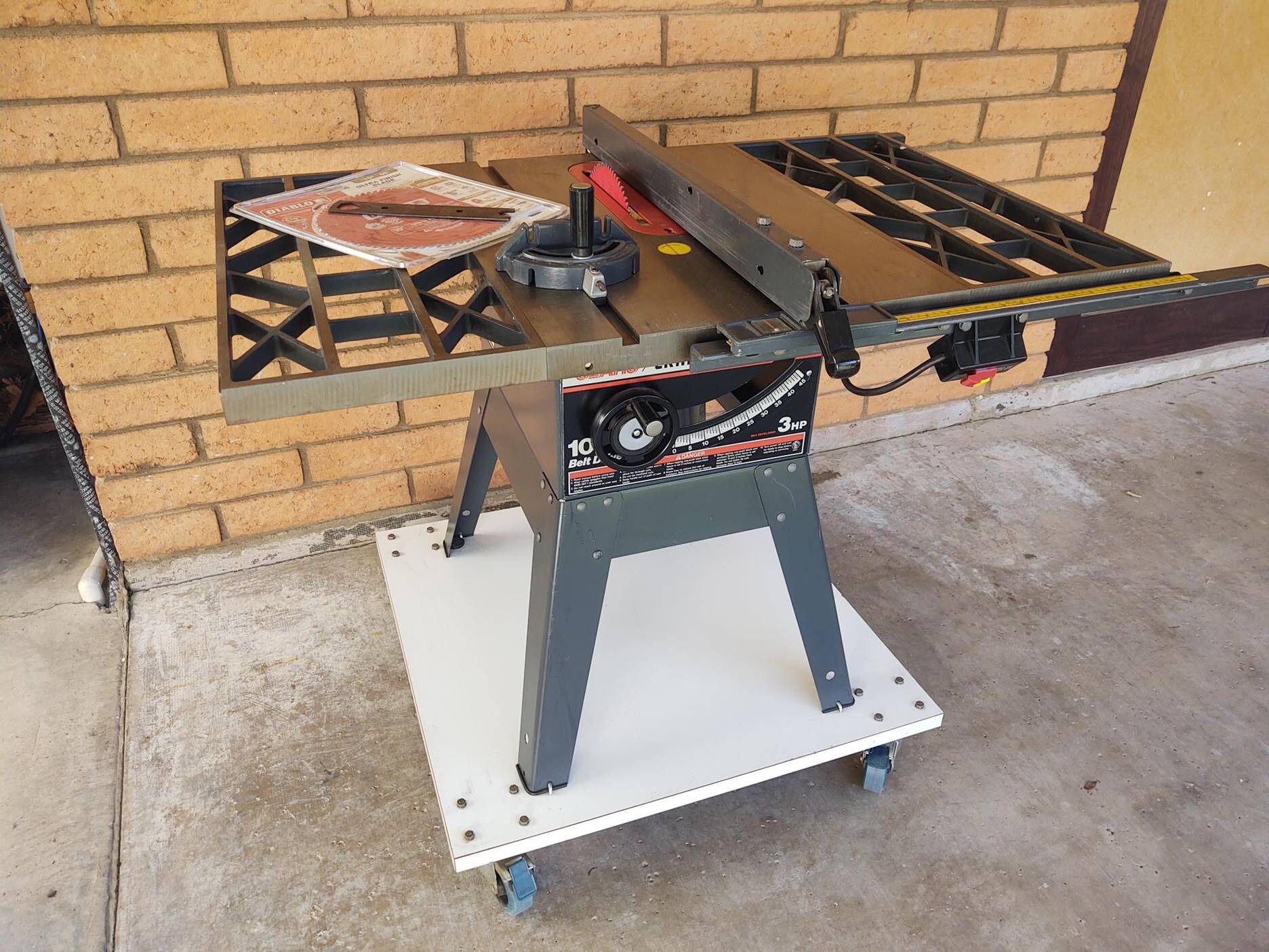 Craftsman 10” 3 HP Table Saw