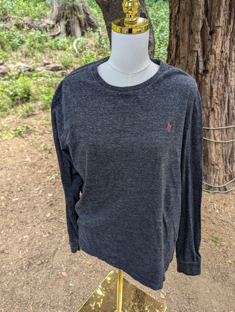 Polo Ralph Lauren Charcoal Long Sleeve Shirt