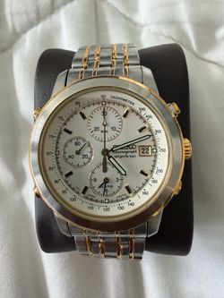 Vintage 1999 Seiko Sports 100 Alarm Chronograph - Two Tone
