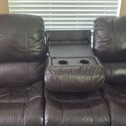 Black Leather Coach 