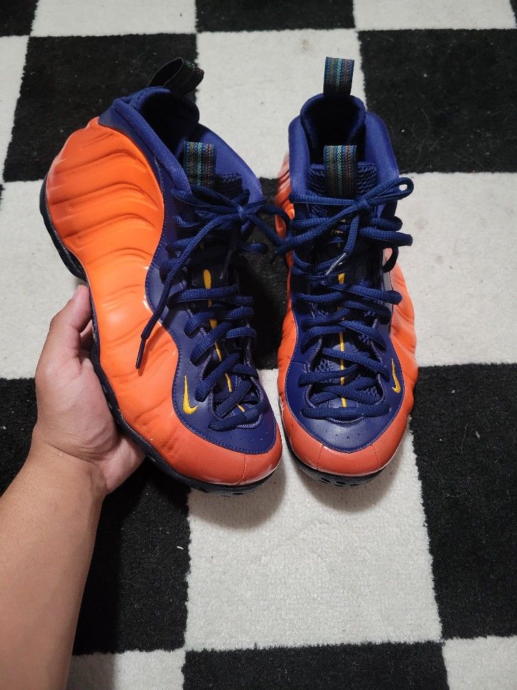 Nike foamposite rust orange