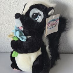 Flower (Skunk) Bambi 10” Plush Stuffed Animal Disneyland Disney Store Parks NWT