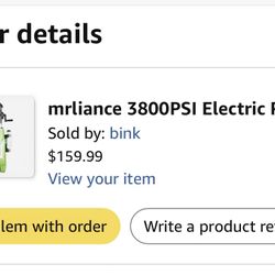 Electric Pressure Washer 