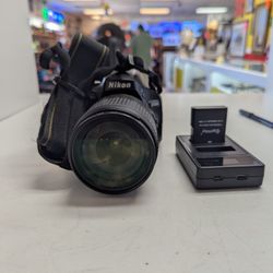 Nikon Camera With Charger And Battery