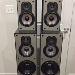 Paradigm p90 active 5 speaker surround set