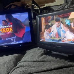 2 TVs 15inch & 21inch 