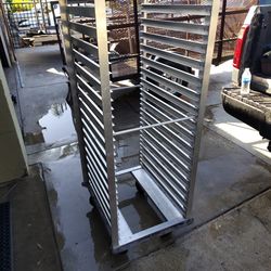 Bakery cart. Aluminum