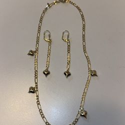 Sets necklace and earrings