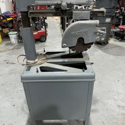 Radial Arm Saw Old Style Steel