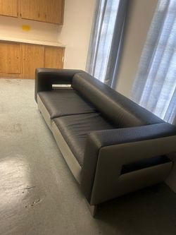 Leather Black Sofa