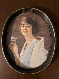 1973 "Flapper Girl" Coca-Cola Collectible Serving Tray