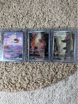 READ DESCRIPTION FIRST Pokemon Card TCG Scarlet Violet 151 Charmander Chameleon Charizard IR SIR Special Illustration Rare NM Near Mint