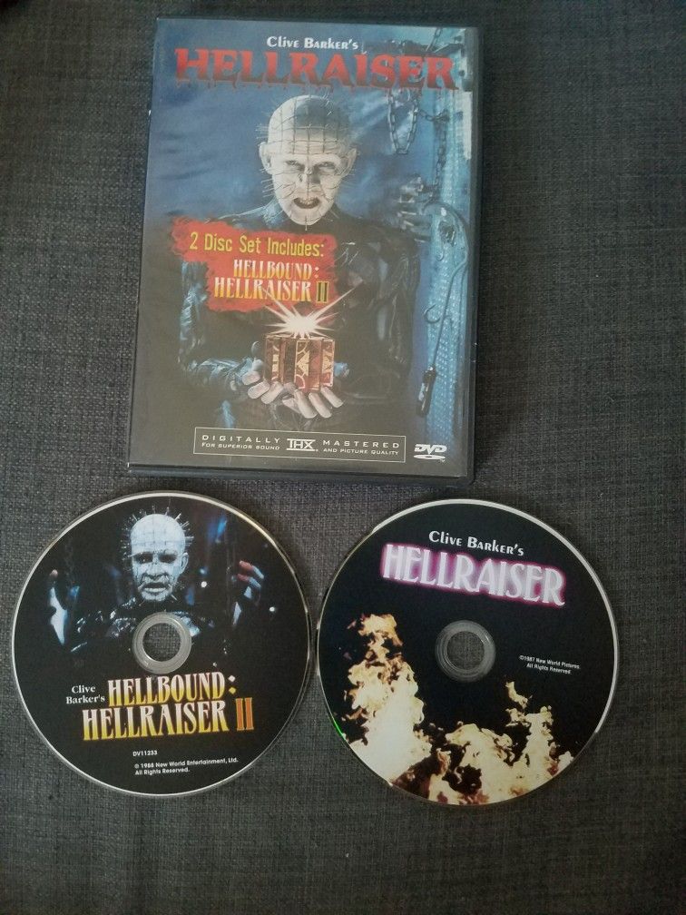 Hellraiser 1&2 Dvd