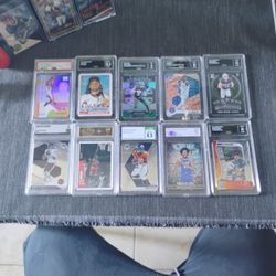 Football, Basketball And Baseball Slabs 