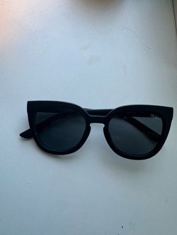 Quay Black Cat-Eye Sunglasses