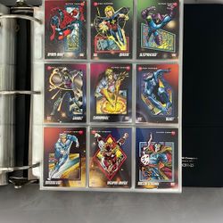 1992 Marvel Impel Cards Full Set 