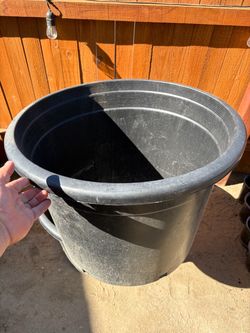 Large Black Plastic Nursery Pot$20 for two or $10 each