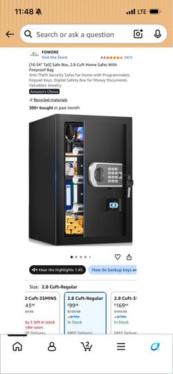Large safe box