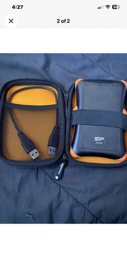 Silicon Power Armor 2.5" External Hard Drive USB 3.0 Black Orange