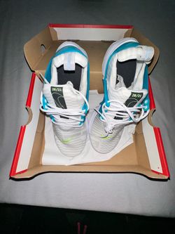 Nike Air Presto "Lightning Swoosh" (White/Aquamarine) – Size 5Y