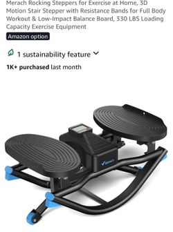3D Motion Rocking Exercise Stepper