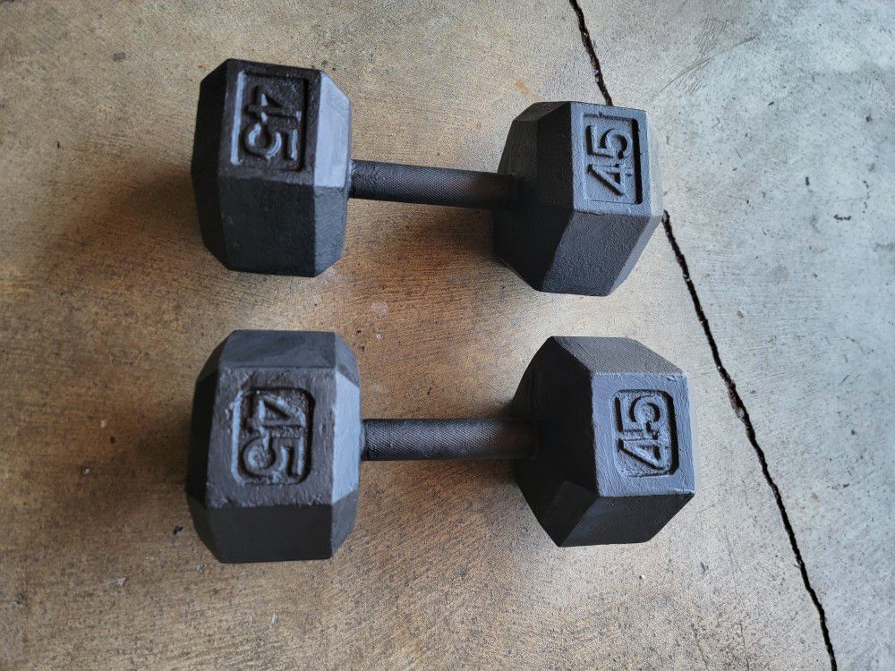 Pair Of Dumbbells 45pounds