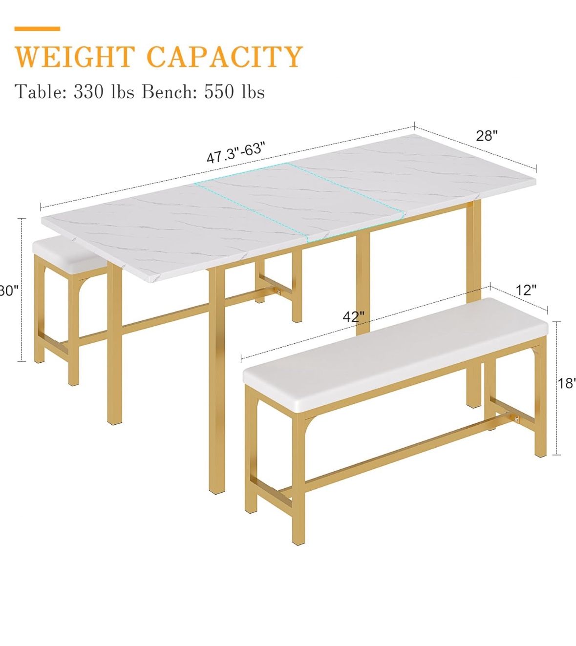 Vecelo Dining Table Set