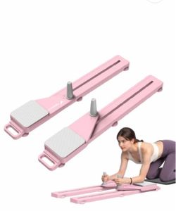 Pink Ab Roller Plank Slide Trainer