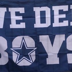 Cowboys Flag 5ftx3ft $20 Firm On Price 