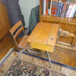Furniture Antique School Desk
