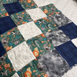 Baby Quilt 34 X 34 never been used
