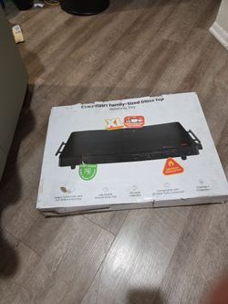 Chefman Family-Sized XL Glass Top Warming Tray