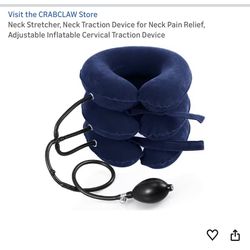 Neck Stretcher, Neck Traction Device for Neck Pain Relief, Adjustable Inflatable Cervical Traction Device