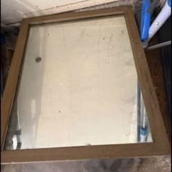 Wooden Framed Mirror
