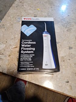 New Cordless Water Flossing System