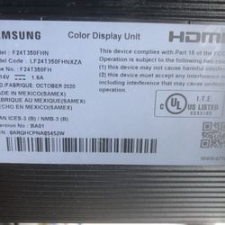 Samsung Color Monitor