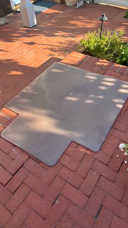 Clear Plastic Office Chair Mat for Carpet
