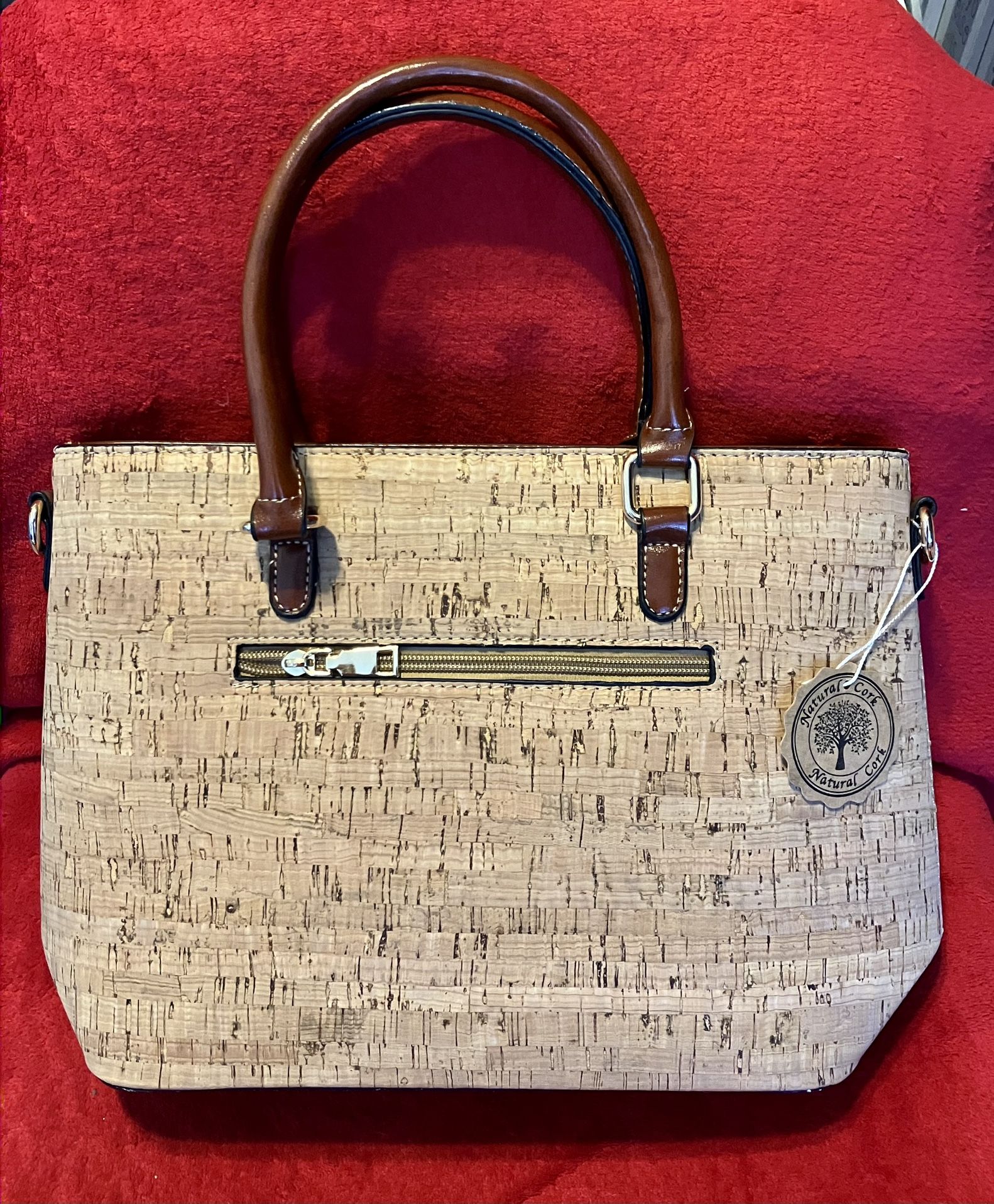 NEW NATURE NATURAL CORK WOMENS PURSE HAND SHOULDER BAG ‼️ Price