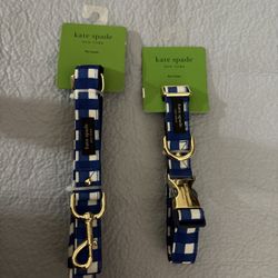 Kate Spade Matching Dog Lead And Collar