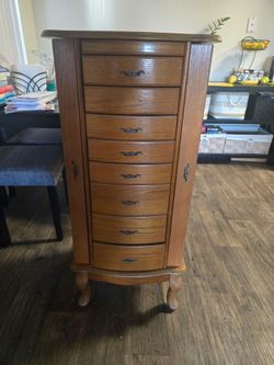 Vintage jewelry cabinet