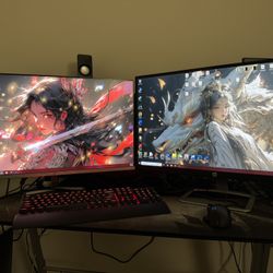 PC/Computer Screens/Monitors Gaming Set All For $180 (only sell in bundle, detail see description)